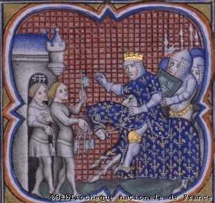 Louis VIII recevant la soumission d'Avignon