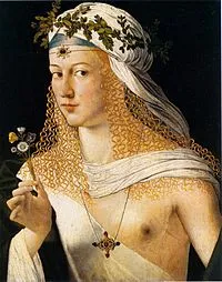 Lucrèce Borgia représentée par Bartolomeo Veneto