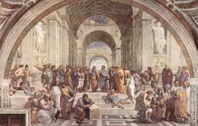 L'École d'Athènes - par Raphaël (Musées du Vatican - Chapelle Sixtine)