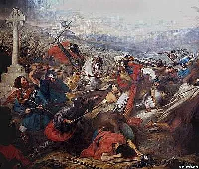 La bataille de Poitiers, par Charles STEUBEN